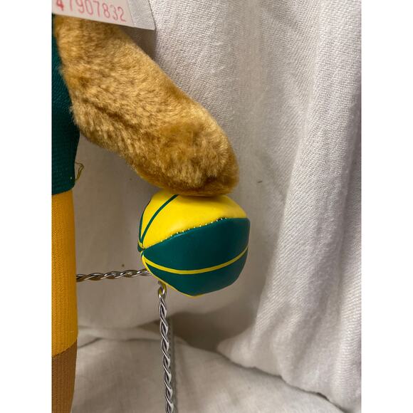 Vintage 1994, Seattle Supersonics Plush Teddy Bear with Basketball. - Picture 5 of 9